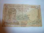 50 frank van 16.07.1936 Frankrijk, Postzegels en Munten, Bankbiljetten | Europa | Niet-Eurobiljetten, Frankrijk, Ophalen of Verzenden