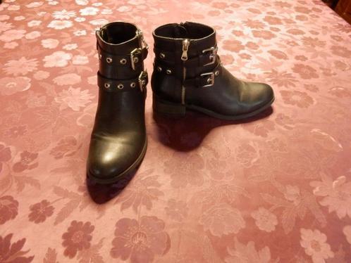 (15) - bottillons femme p.37 noirs - merry scott -, Kleding | Dames, Schoenen, Zo goed als nieuw, Lage of Enkellaarzen, Zwart