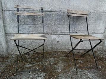 Tuinstoelen retro beschikbaar voor biedingen