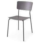 Nieuwstaat 6x Calligaris Stoel "Snack" vaste prijs, Huis en Inrichting, Ophalen, Zo goed als nieuw, Zwart
