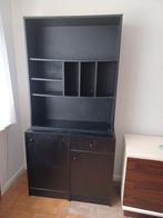 meuble bibliothèque peint noir, Maison & Meubles, Avec tiroir(s), 25 à 50 cm, Synthétique, Utilisé