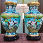 ANTIEKEN VAZEN CLOISSONE NIEUWSTAAT VERZAMELAAR CHINEES, Ophalen
