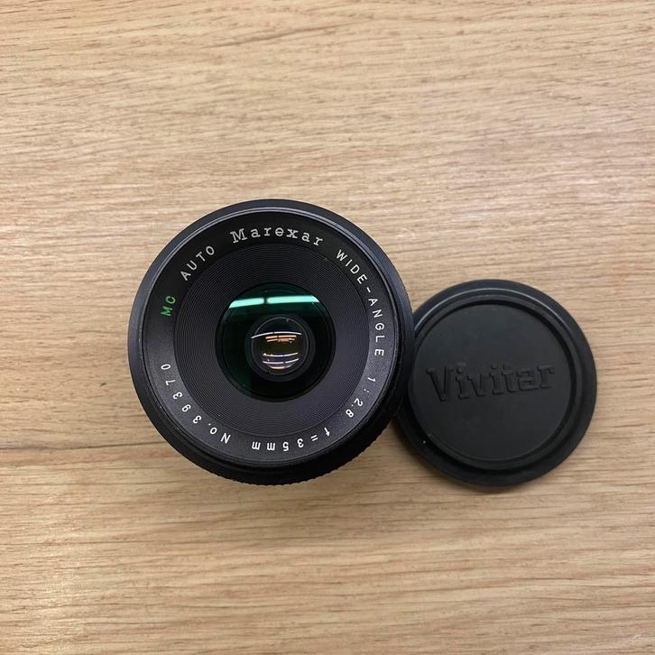 Marexar MC Groothoek 35 mm f2.8 M42 *als nieuw, Audio, Tv en Foto, Fotocamera's Analoog, Zo goed als nieuw
