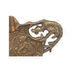 Asbak met middeleeuwse decoratie met een draak, Antiek en Kunst, Antiek | Brons en Koper, Ophalen of Verzenden, Koper