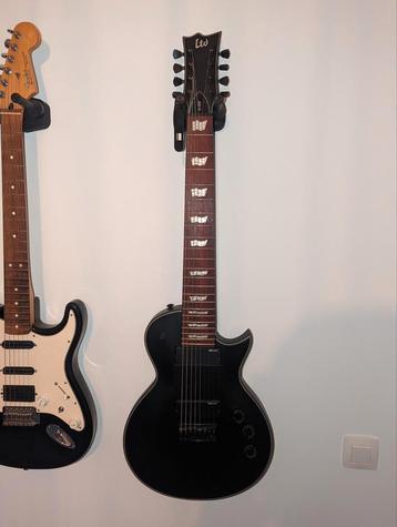 LTD EC-258 Black Satin