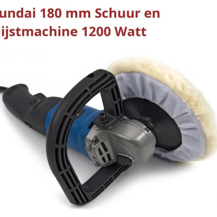 Nieuwe poliermachine met ruwe en zachte vacht, Auto diversen, Onderhoudsmiddelen, Ophalen of Verzenden