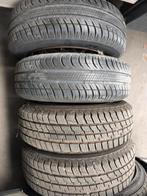 4 jantes avec pneus en 165 65 14, Auto-onderdelen, Banden en Velgen, Ophalen, 14 inch, Gebruikt, Banden en Velgen