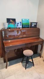 Piano Knight Londres, Musique & Instruments, Pianos, Brillant, Brun, Enlèvement, Utilisé