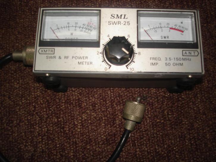 SML swr-25 & rf-vermogensmeter, Telecommunicatie, Zenders en Ontvangers, Gebruikt, Zender en Ontvanger, Ophalen