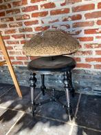 Oude zwarte houten pianokruk, verstelbaar, Antiek en Kunst, Antiek | Woonaccessoires, Ophalen