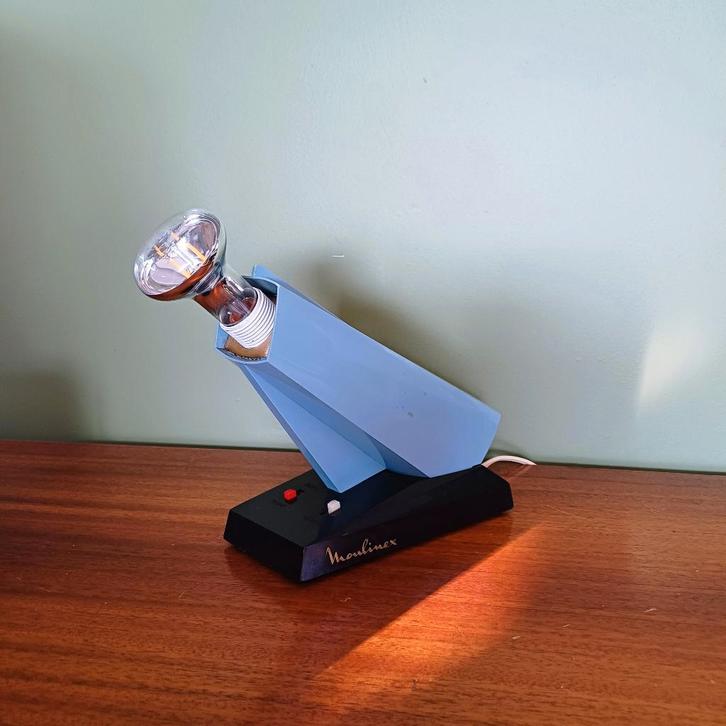 Vintage Space Age lamp Moulinex upcycled, Huis en Inrichting, Lampen | Tafellampen, Ophalen of Verzenden