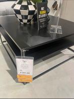 Salontafel metaal zwart 80x80, Huis en Inrichting, Ophalen, Zo goed als nieuw, Metaal