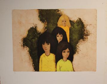 Jef Wauters - litho - 37/200 beschikbaar voor biedingen