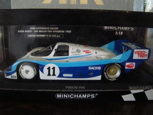 1/18 Minichamps Porsche 956K, Hobby en Vrije tijd, Modelauto's | 1:18, Nieuw, Auto, MiniChamps, Ophalen of Verzenden