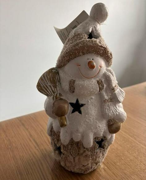 Sneeuwmanbeeldje, Diversen, Kerst, Zo goed als nieuw, Ophalen of Verzenden