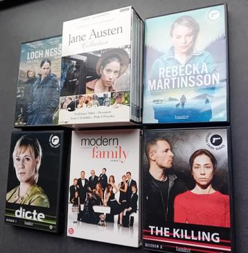DVD SERIES aan 5€/stuk - Voornamelijk Scandinavische Crimi's