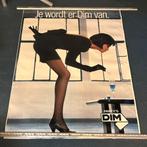 Vintage promo-affiche van DIM panty’s, Enlèvement, Utilisé