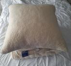 Wollen beddengoed: dekbed, matrasbeschermer en kussen, Huis en Inrichting, Eenpersoons, Beige, Dekbedovertrek, Ophalen of Verzenden