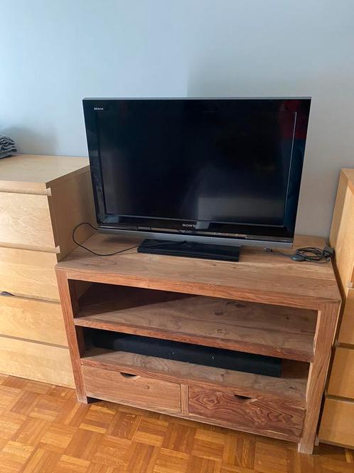 Tv meubel sheesam teak perfecte staat, Huis en Inrichting, Kasten |Televisiemeubels, Zo goed als nieuw, Ophalen