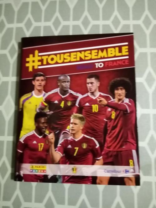 VOLLEDIG ALBUM #TOUSENSEMBLE TO FRANCE - RED DEVILS  2015, Verzamelen, Supermarktacties, Ophalen of Verzenden