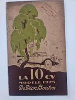 BOUTON DE DION 10CV 1925 MANUEL, Envoi