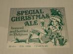 bieretiket Speciaal christmas ale Stubbe, Ophalen of Verzenden, Zo goed als nieuw, Overige typen, Overige merken