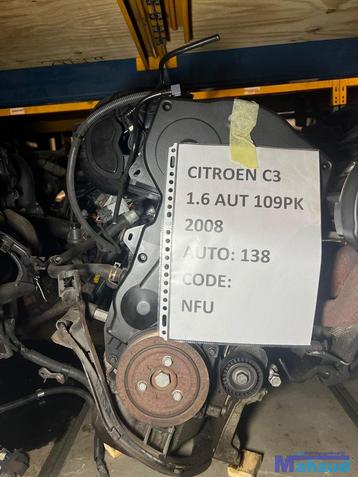 CITROEN C3 1.6 Motorblok motor NFU  beschikbaar voor biedingen