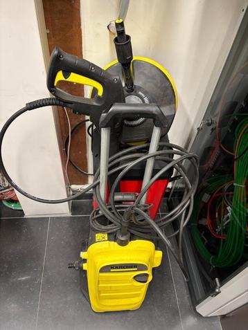 karcher K hogereiniger met vuilfrees en terrasreiniger beschikbaar voor biedingen