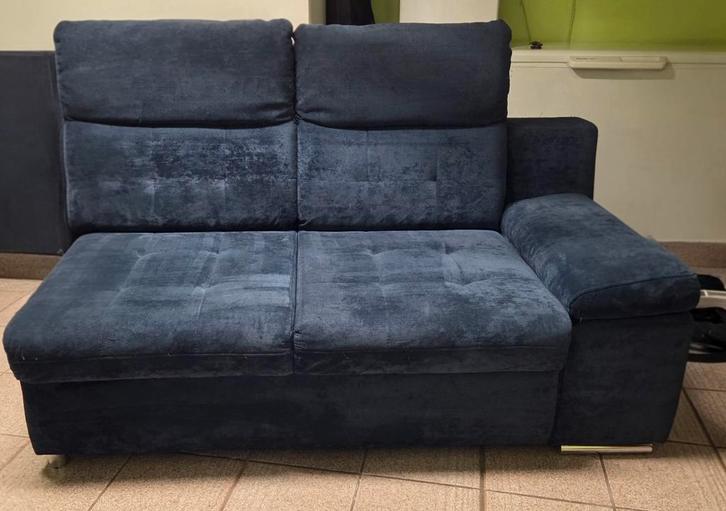 Blauwe 2-zit zetel, Maison & Meubles, Canapés | Salons, Enlèvement