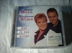 CD - FRANS BAUER - MARIANNE WEBER - WAT IK ZOU WILLEN, Cd's en Dvd's, Ophalen of Verzenden, Zo goed als nieuw, Levenslied of Smartlap