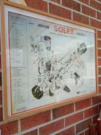 Kader met Solex poster 3800+solexplaatje, Vélos & Vélomoteurs, Cyclomoteurs | Solex, Enlèvement ou Envoi