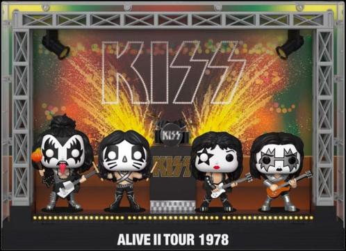 Kiss POP! Moments DLX Vinyl Figure 4-Pack Alive II 1978 Tour, Verzamelen, Muziek, Artiesten en Beroemdheden, Nieuw, Pop, Beeldje of Miniatuur