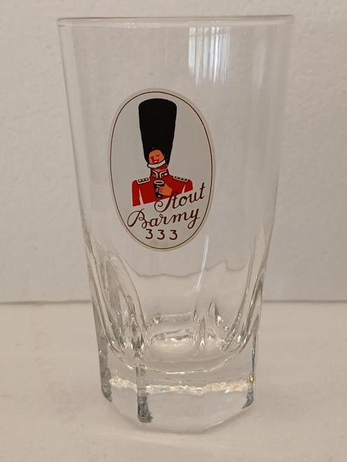 Oud BARMY STOUT 333-glas van 33 cl uit de Brasserie de l'Uni, Antiek en Kunst, Antiek | Meubels | Stoelen en Sofa's, Ophalen of Verzenden