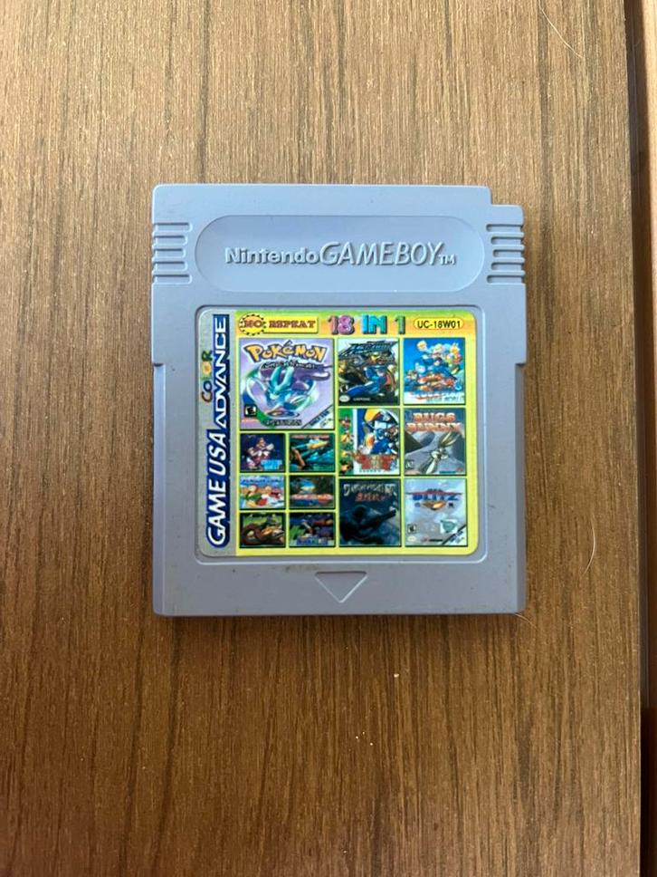 Nintendo - Game Boy 18 in 1 game, Games en Spelcomputers, Games | Nintendo Game Boy, Zo goed als nieuw, Shooter, Ophalen