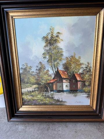 zeer mooie landschap 83x73 beschikbaar voor biedingen