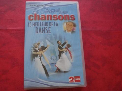 Cassette vidéo - La Chance aux chansons., Cd's en Dvd's, VHS | Film, Gebruikt, Overige genres, Ophalen of Verzenden