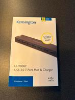 Kensington UH7000C - USB 3.0 7-port Hub & Charger, Computers en Software, Dockingstations, Nieuw, Ophalen of Verzenden, USB-hub