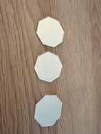 3 spiegels onderzetters, Ophalen of Verzenden, Gebruikt
