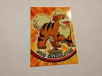 Pokemon Topps 1999 Growlithe #58, Ophalen of Verzenden, Gebruikt, Losse kaart