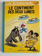 BD Le Scrameustache Le continent des deux lunes, Gelezen, Eén stripboek, Gos., Ophalen of Verzenden