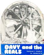 (m103) Davy and the reals, promotiesticker, Verzenden, Gebruikt