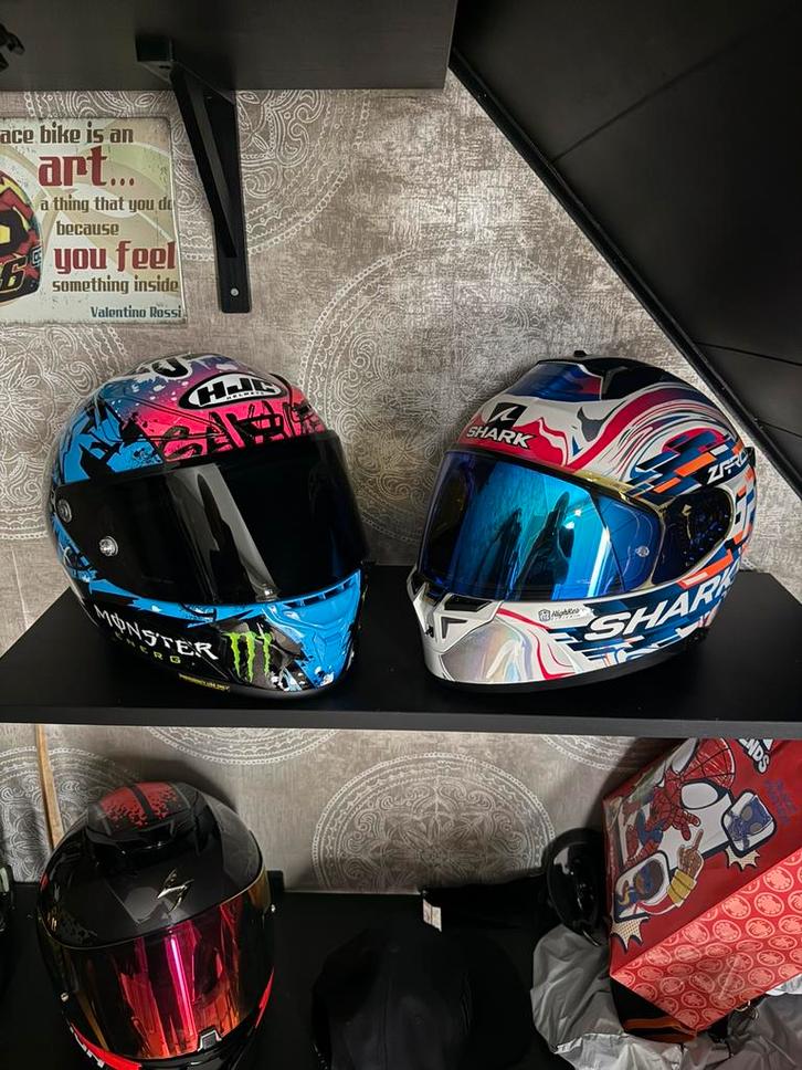 Hjc + schark, Motoren, Kleding | Motorhelmen, Heren, Integraalhelm, L, HJC, Nieuw zonder kaartje, Ophalen