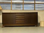 Set design vintage mahonie brutalist dressoir met barkabinet, Ophalen, Gebruikt
