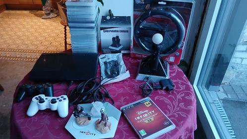 volledig pakket PlayStation 3 500GB console+games+accessoire, Games en Spelcomputers, Spelcomputers | Sony PlayStation 3, Gebruikt