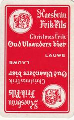 B 3 / KAART LAUWE FRIK PILS HAESBRAU, Ophalen of Verzenden, Nieuw, Speelkaart(en)
