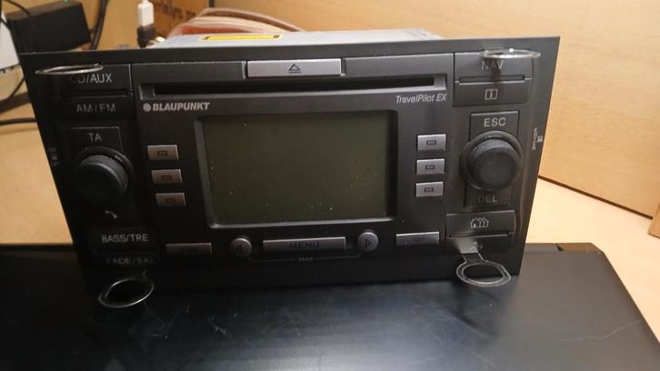 Originele 2 din Ford Mondeo mk2 blaupunkt travelpilot EX, Auto diversen, Autoradio's, Zo goed als nieuw, Ophalen of Verzenden