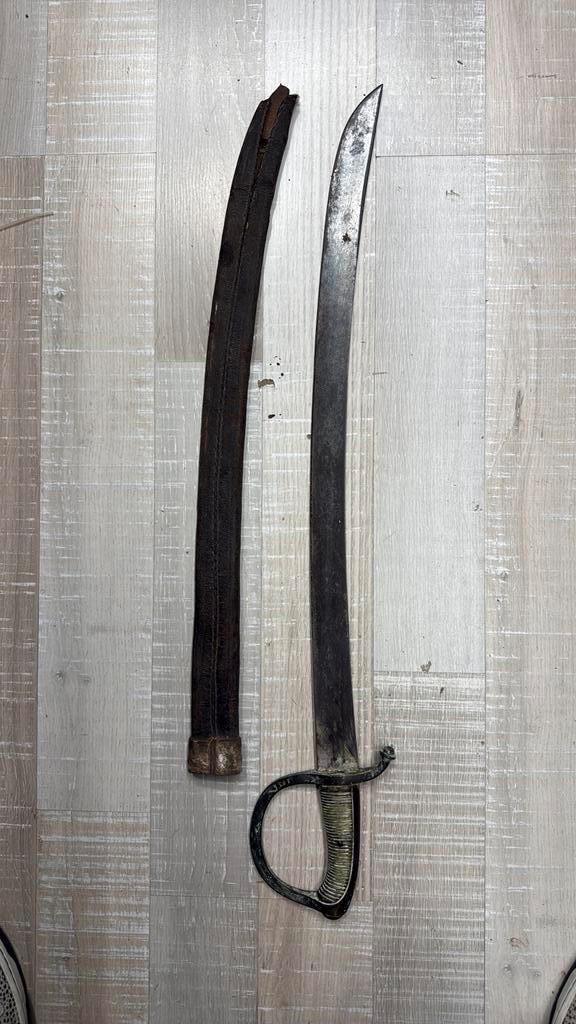 Sabre ancien Police/Garde belge XIXᵉ siècle (vers 1835–1860), Verzamelen, Militaria | Algemeen, Rijkswacht, Zwaard of Sabel, Ophalen of Verzenden