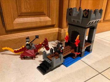 Lego Duplo 4776 Dragon Tower avec 2 chevaliers, Enlèvement ou Envoi, Comme neuf, Ensemble complet, Duplo