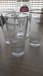 4 Oude Stella Artois glazen, Verzamelen, Biermerken, Stella Artois, Ophalen