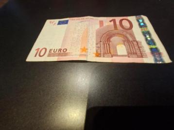 2002 Ierland 10 euro 1e serie Duisenberg code K004 beschikbaar voor biedingen